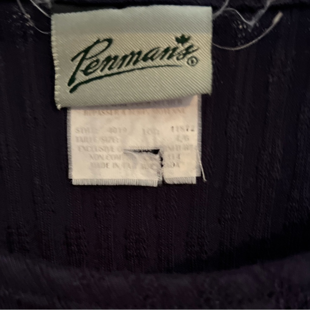 Penman’s Vintage Navy & White Gingham Maxi Dress - Picture 9 of 9